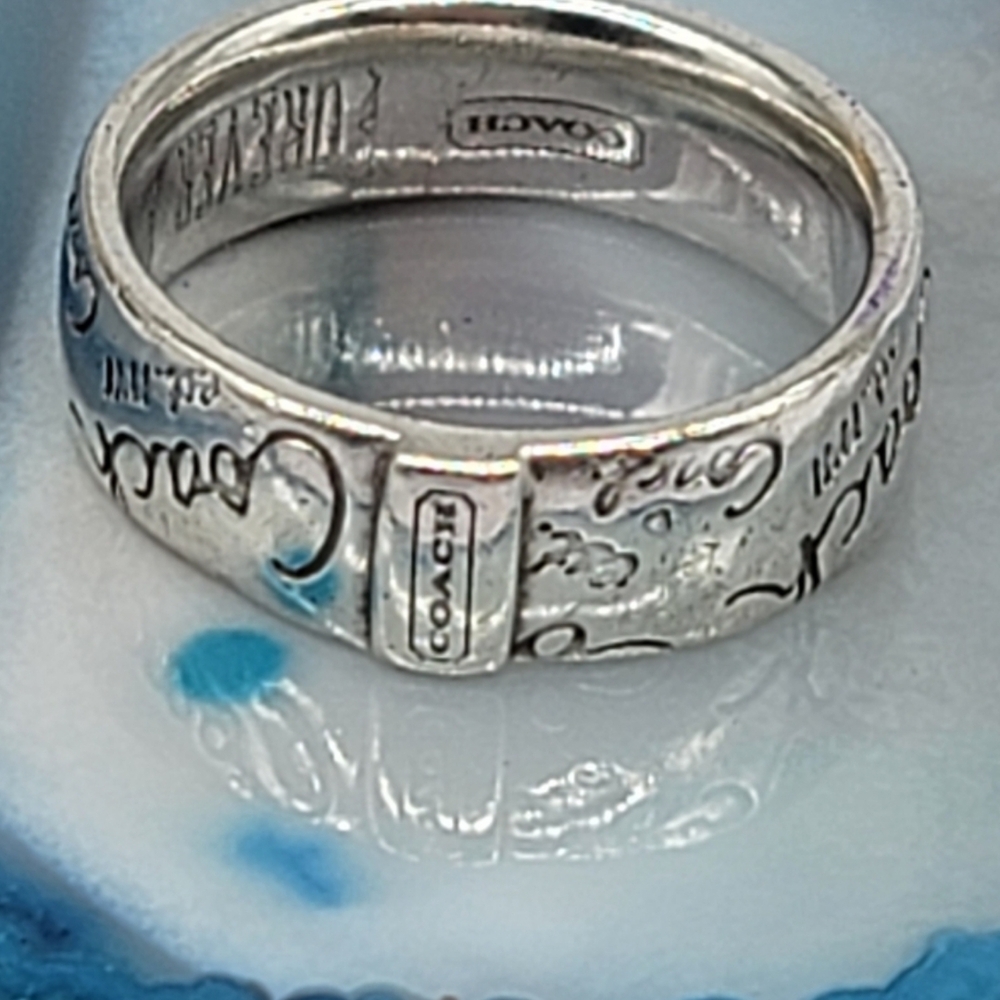 Coach Silver Women's Ring